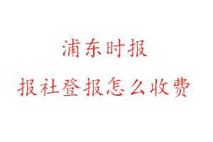 浦東時報報社登報怎么收費找我要登報網